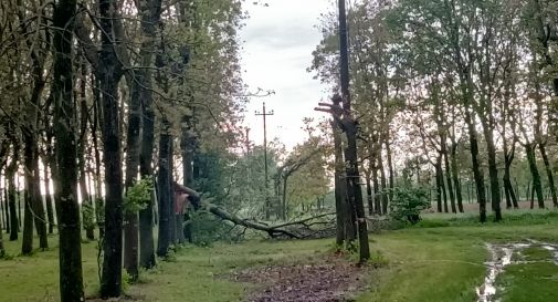 Maltempo, danni a Meduna di Livenza