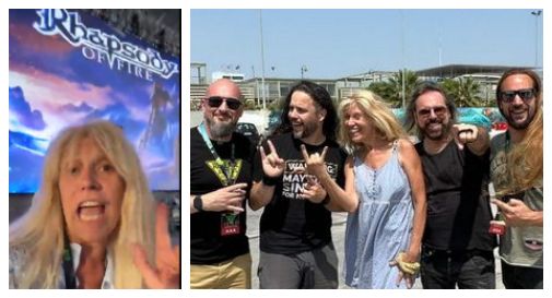 Maria Teresa Ruta e i Rhapsody of Fire