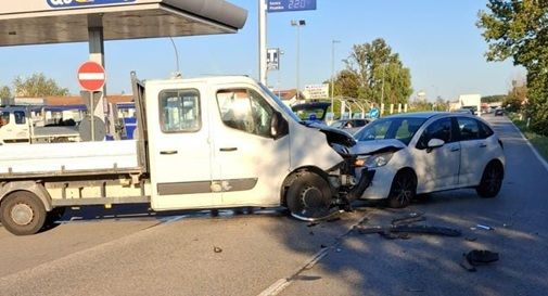L'incidente di Motta martedì 15 settembre Motta, scontro tra furgone e auto lungo la Regionale