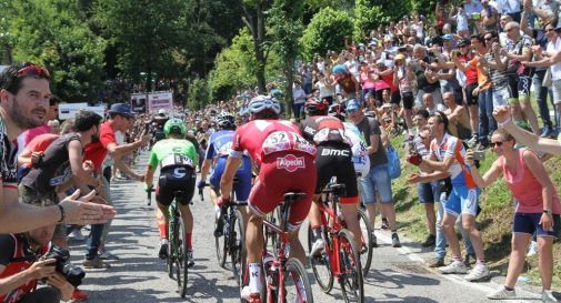 Il passaggio del Giro nel 2017