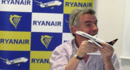 Ryanair festeggia al Canova il sorpasso su Alitalia