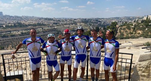 I pellegrini-ciclisti di Negrisia arrivano a Gerusalemme