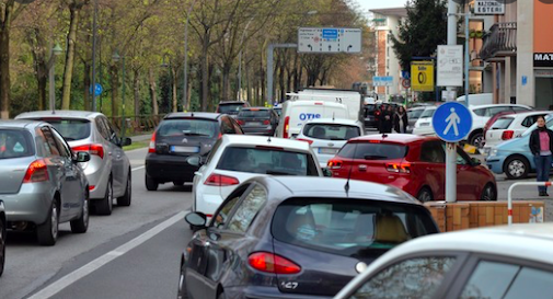 Maltempo, a Treviso traffico in tilt