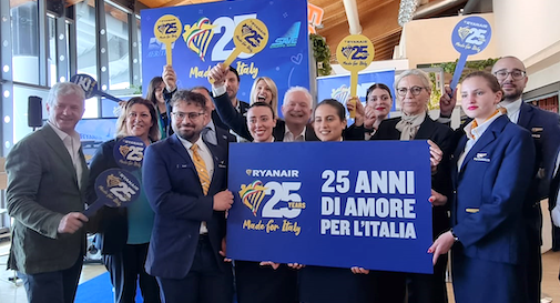 festa Ryanair aeroporto Treviso