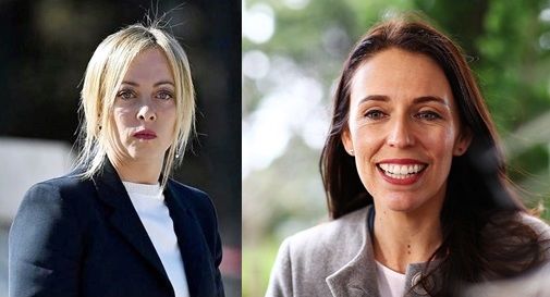 Giorgia Meloni, Jacinda Ardern 