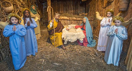 Ottanta figuranti per il presepe vivente di Revine Lago