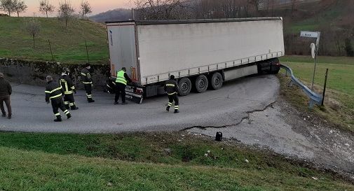 il camion bloccato