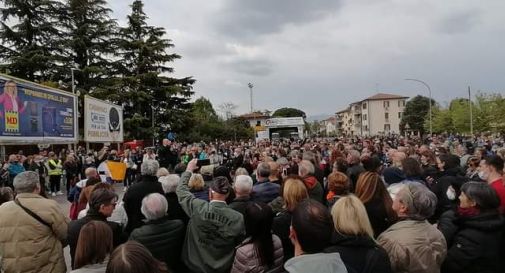 la manifestazione di oggi