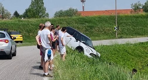 Schianto tra due auto tra Motta e Lorenzaga