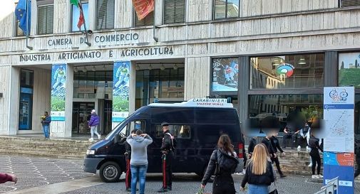 Stazione Mobile dei Carabinieri in centro a Treviso