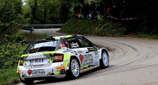 Andriolo e Menegon i più veloci al termine dello shakedown del 40° Rally della Marca