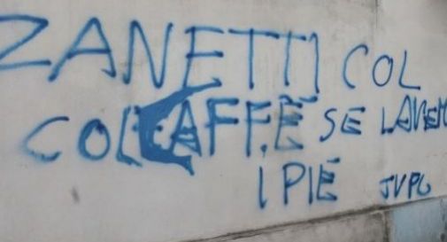 Una giovane tifosa l'autrice delle scritte contro Zanetti