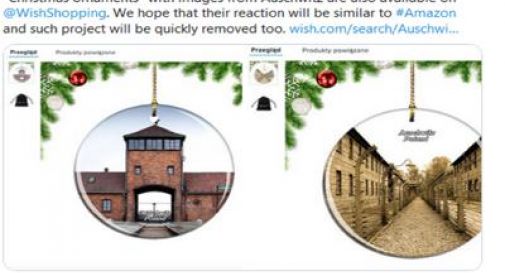 Decorazioni natalizie con le immagini di Auschwitz: shock su Amazon