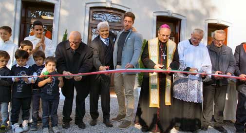 Inaugurato lo storico asilo di Colle Umberto, 105 anni di storia