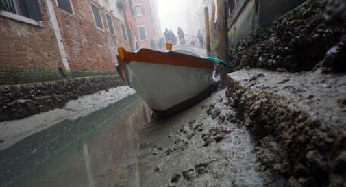 Venezia attende il 'picco' di secca, nuovo minimo di -66 