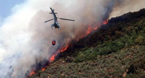 Il fuoco non si placa, evacuate 25 famiglie 