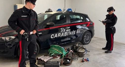 Il materiale sequestrato
