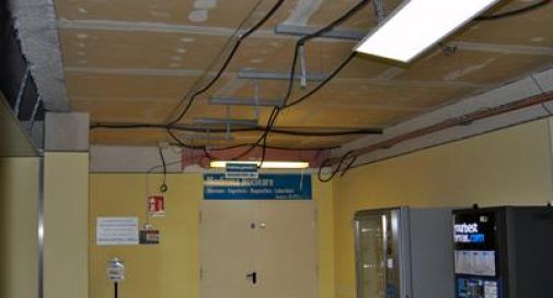 Siena, crolla controsoffitto ospedale