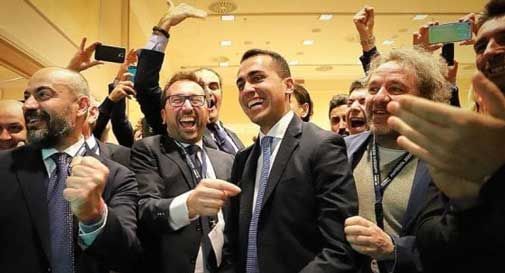 M5s primo partito, Centrodestra avanti con Salvini sopra Fi, crollo Pd