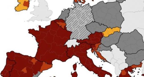 Covid, mappa Ecdc: Italia ancora in rosso scuro