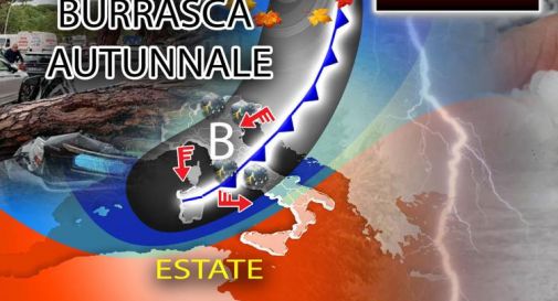 Estate ko, arriva la prima burrasca autunnale: ecco le previsioni