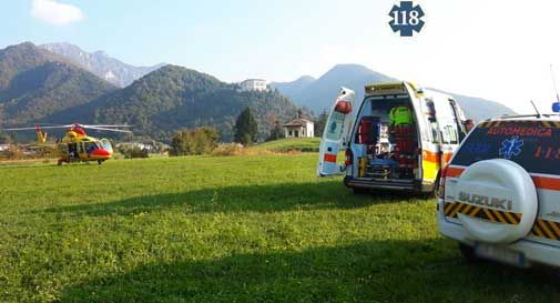 Follina, 39 enne lamenta dolori alla testa: trasportata con l'elicottero a Treviso, sospetto ictus