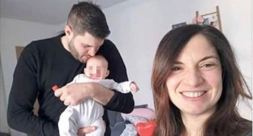 Mamma Alessandra, papà Nicola e la piccola Vittoria