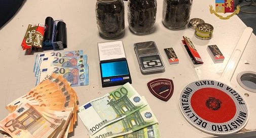 Beccato a Treviso con vasetti di marijuana e 1.300 euro in contanti