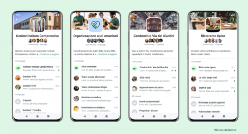 WhatsApp rivoluziona le chat di gruppo, ecco le Community