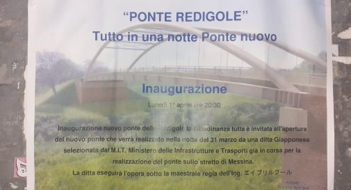 Pesce d'Aprile a Motta, il ponte 