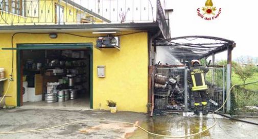 Incendio al ristorante “Croce d’Oro”