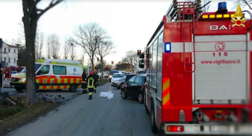 l'incidente mortale di venerdì a Treviso