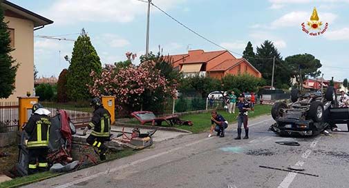 Pomeriggio di sangue nella Marca: due schianti mortali in simultanea