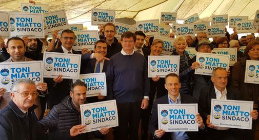 Antonio Miatto è il candidato del centrodestra: 