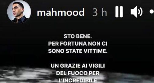 Incendio Milano, Mahmood: 
