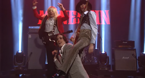 Maneskin di nuovo al 'Tonight Show': Jimmy Fallon al posto di Victoria