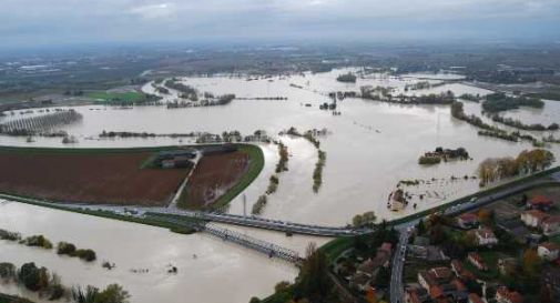 la piena del 2010 tra San Giovanni di Motta e Meduna di Livenza