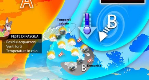 Pasqua e Pasquetta con il sole, ma con vento e più freddo