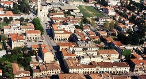 un'immagine dall'alto di Mogliano Veneto