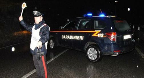 inseguimento dei Carabinieri che fermano un 45enne di Montebelluna