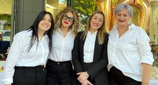 Daniela Simionato e il suo staff