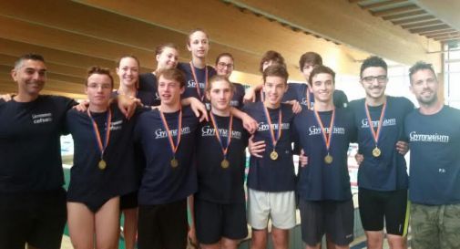 Nuoto / Pioggia di medaglie per la Gymnasium