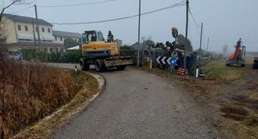 Cantiere aperto a Ponte di Piave: 