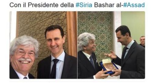 Selfie e sorrisi: Antonio Razzi in visita da Assad