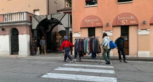 Cinema a Ponte di Piave: set blindato al Bar Sessolo per 
