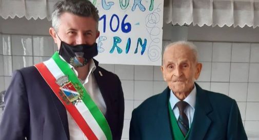 Pietro Fornasier con il sindaco Soldan