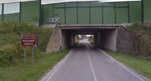 il sottopasso dell’A27 in via Torni a Mogliano