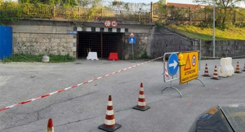 Cantiere di via Vespucci, chiuso il sottopasso vicino alla stazione