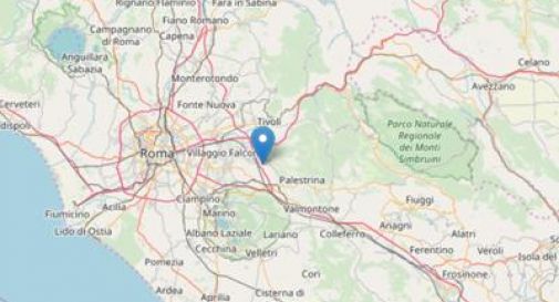 Terremoto a est di Roma