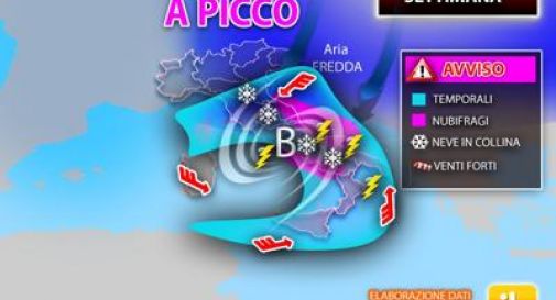 Arriva il freddo, possibile neve in Veneto